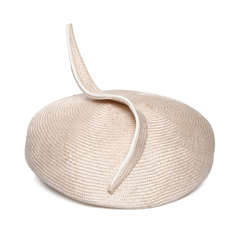 Chapeau Calot en Paille Luna beige-ivoire WHITELEY