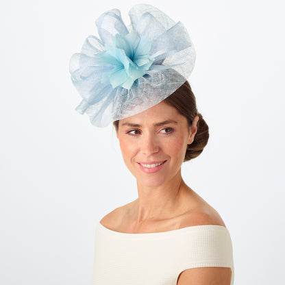 Chapeau Bibi Flora bleu cendré FAILSWORTH