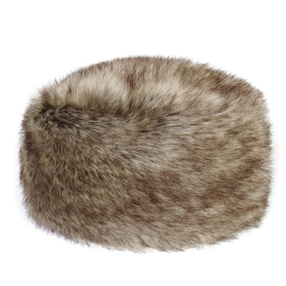 Chapeau Calot Femme Hiver en Fausse Fourrure marron clair HELEN MOORE