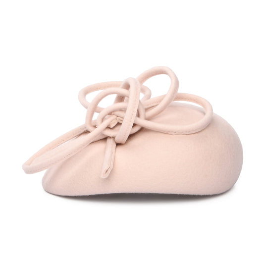 Chapeau Calot en Laine avec Boucles Rosey avoine WHITELEY