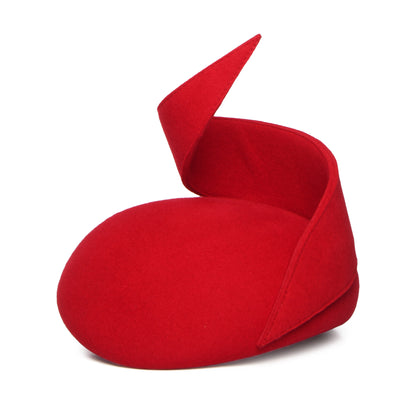 Chapeau Calot en Laine Scarlett rouge WHITELEY