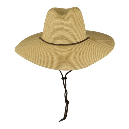 Chapeau Été en Paille Toyo Mitch beige sable BRIXTON