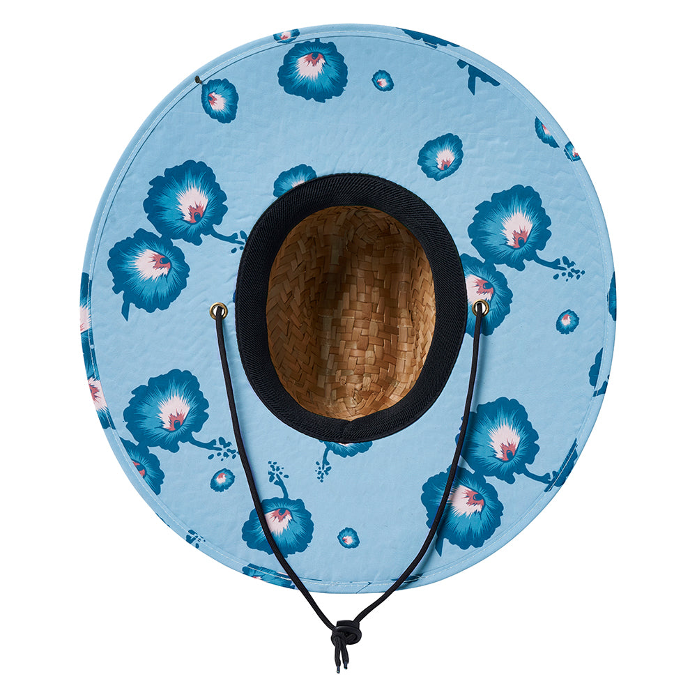 Chapeau Lifeguard en Paille Alpha Square beige sable-bleu clair BRIXTON