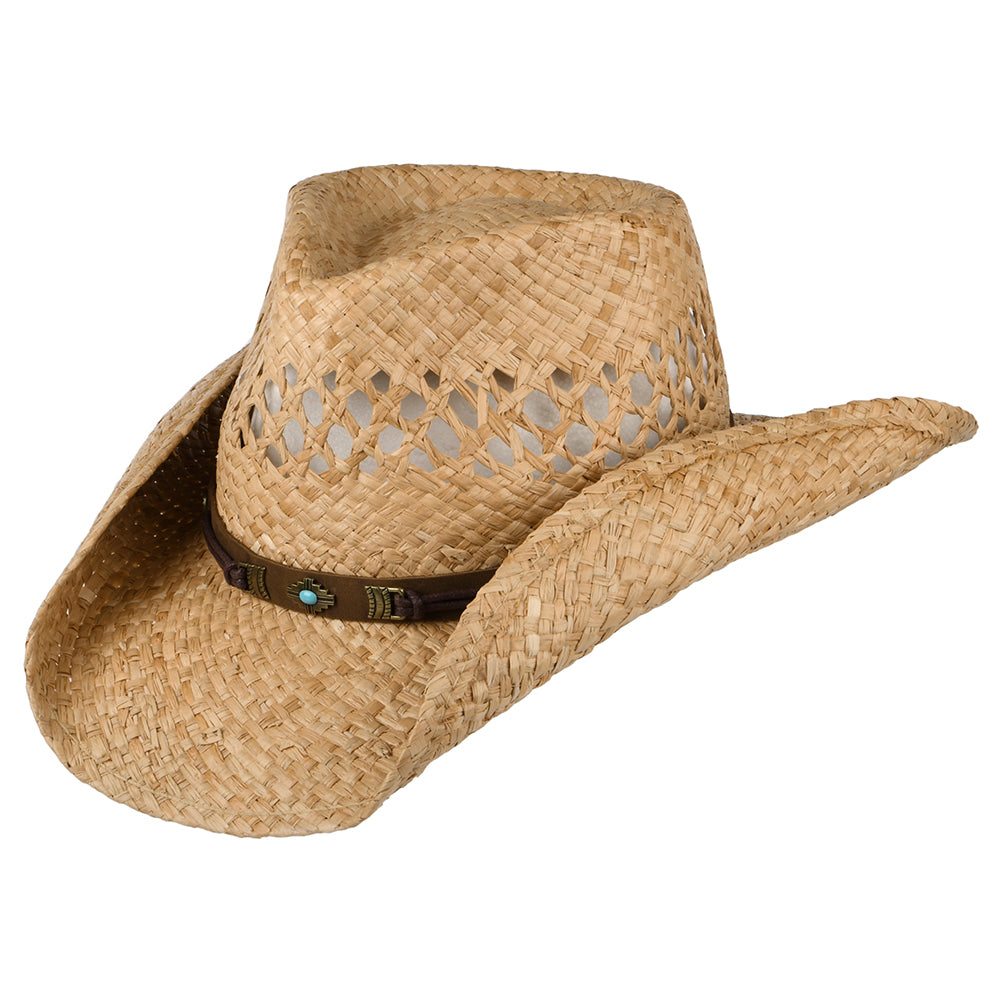 Chapeau de Cowboy en Raphia Ventilé Rifterson naturel STETSON