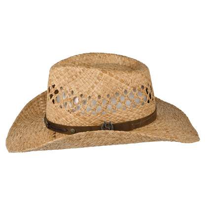 Chapeau de Cowboy en Raphia Ventilé Rifterson naturel STETSON