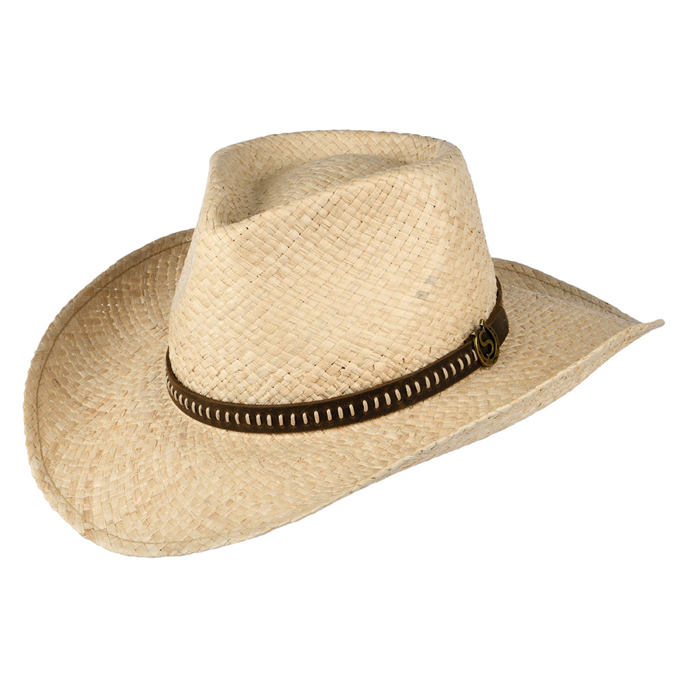 Chapeau de Cowboy Western en Raphia Fair Oaks naturel STETSON