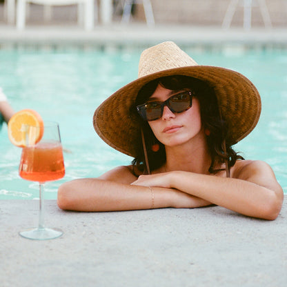 Chapeau Lifeguard en Paille Bells II beige sable BRIXTON