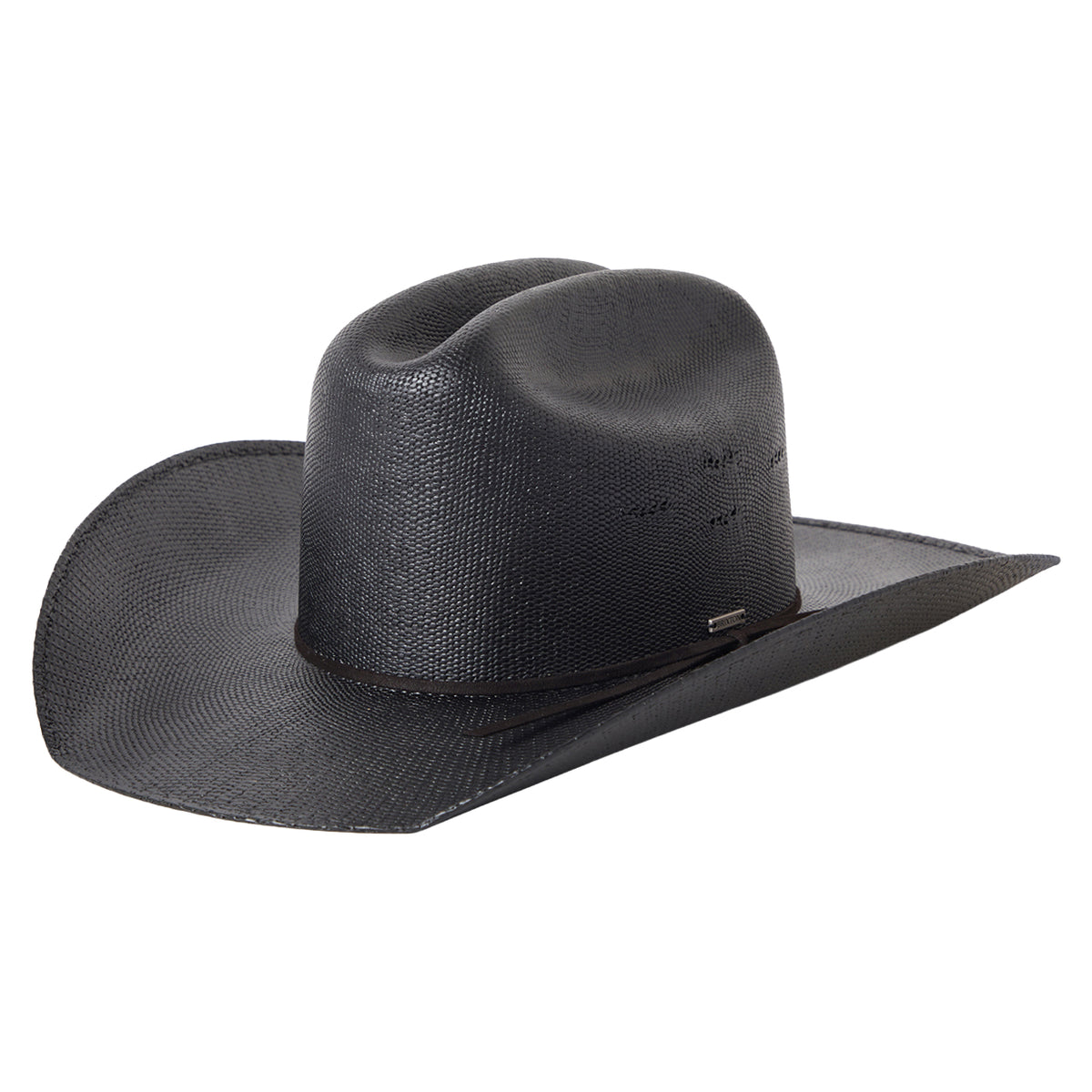 Chapeau de Cowboy en Paille Toyo Laredo noir BRIXTON