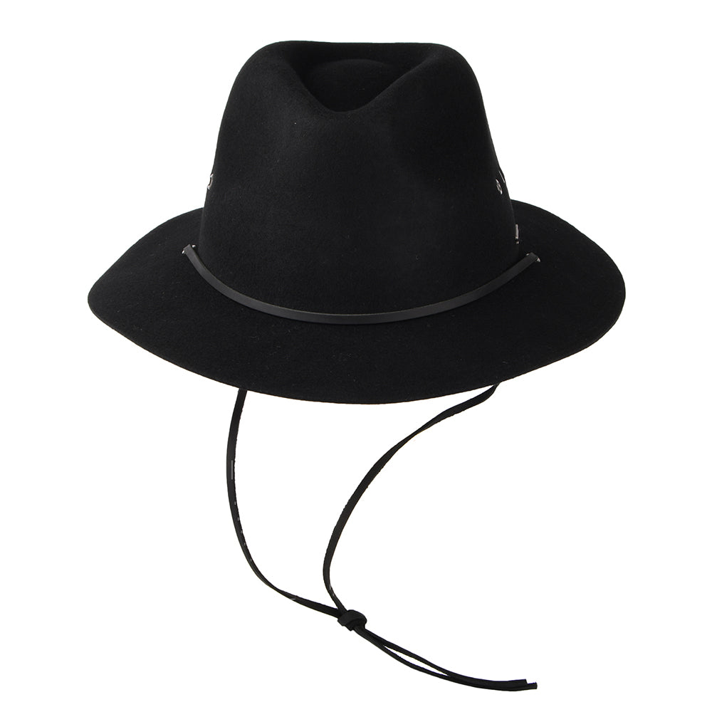 Chapeau Fedora Wesley Weather Guard noir BRIXTON