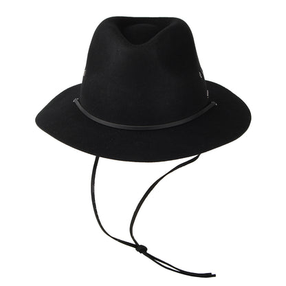 Chapeau Fedora Wesley Weather Guard noir BRIXTON