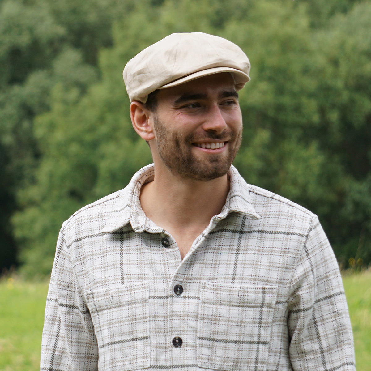Casquette Gavroche en Lin naturel JAXON & JAMES