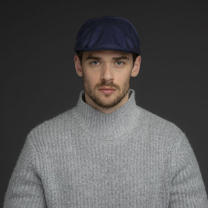 Casquette Plate Hydrofuge Graham bleu marine BAILEY