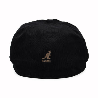 Casquette Gavroche en Velours Côtelé noir KANGOL