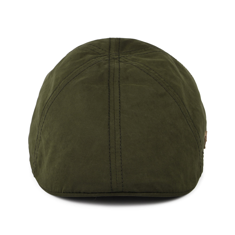 Casquette Plate Bec-de-Canard en Coton Ciré olive STETSON