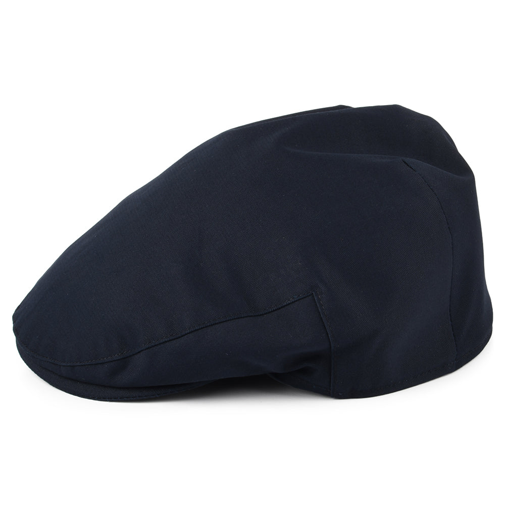 Casquette Plate Balmoral en Coton bleu marine CHRISTYS