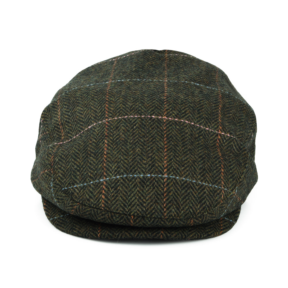 Casquette Plate à Carreaux et Chevrons Hooligan bronze-noir BRIXTON