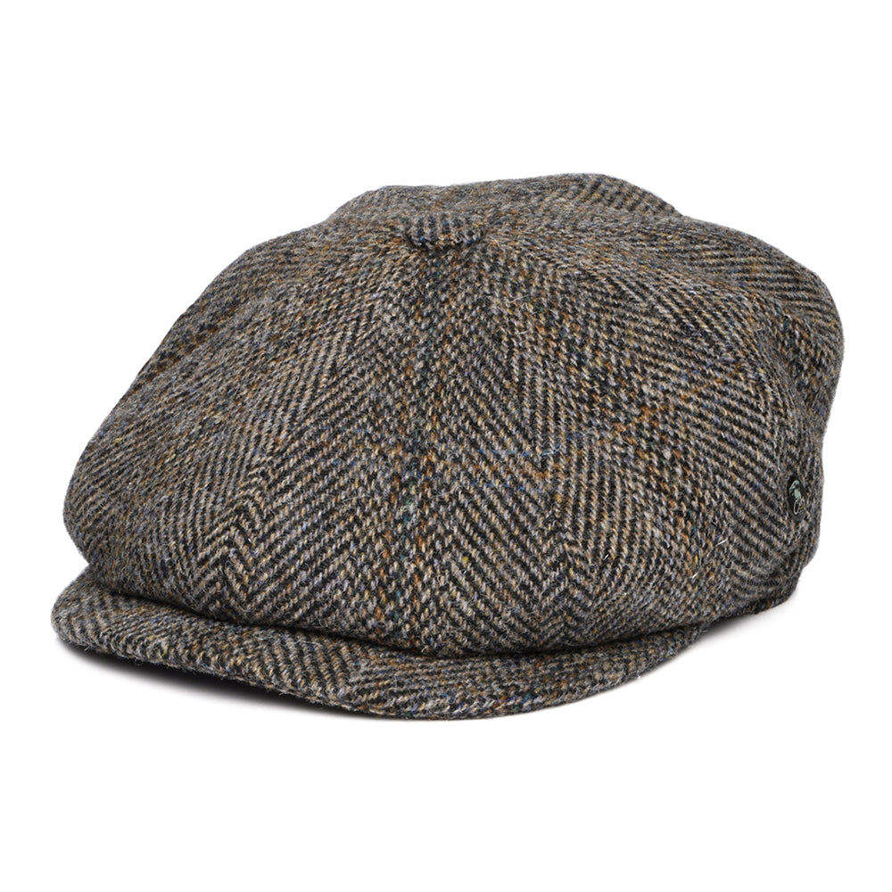 Casquette Gavroche en HARRIS TWEED Arthur multicolore CITY SPORT
