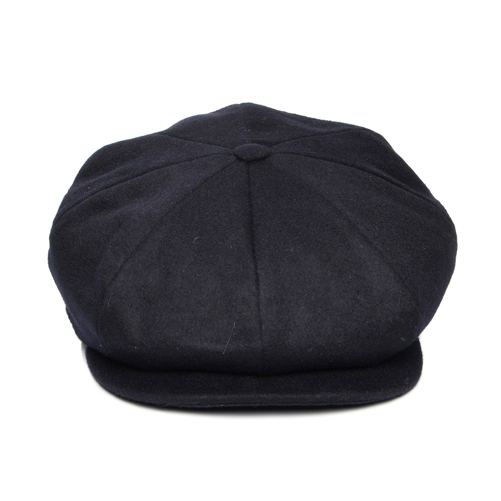 Casquette Gavroche Calotte Profonde en Laine Loden bleu marine CITY SPORT