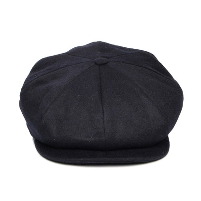 Casquette Gavroche Calotte Profonde en Laine Loden bleu marine CITY SPORT