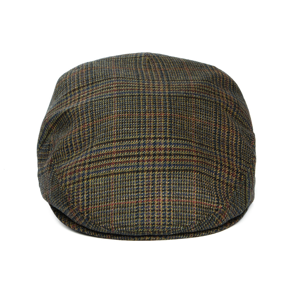 Casquette Plate en Laine Vierge Prince-de-Galles forêt-multi CITY SPORT