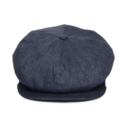 Casquette Gavroche en Lin Léger denim foncé CITY SPORT