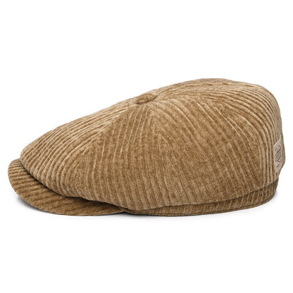 Casquette Gavroche en Jersey Côtelé Hatteras marron clair STETSON