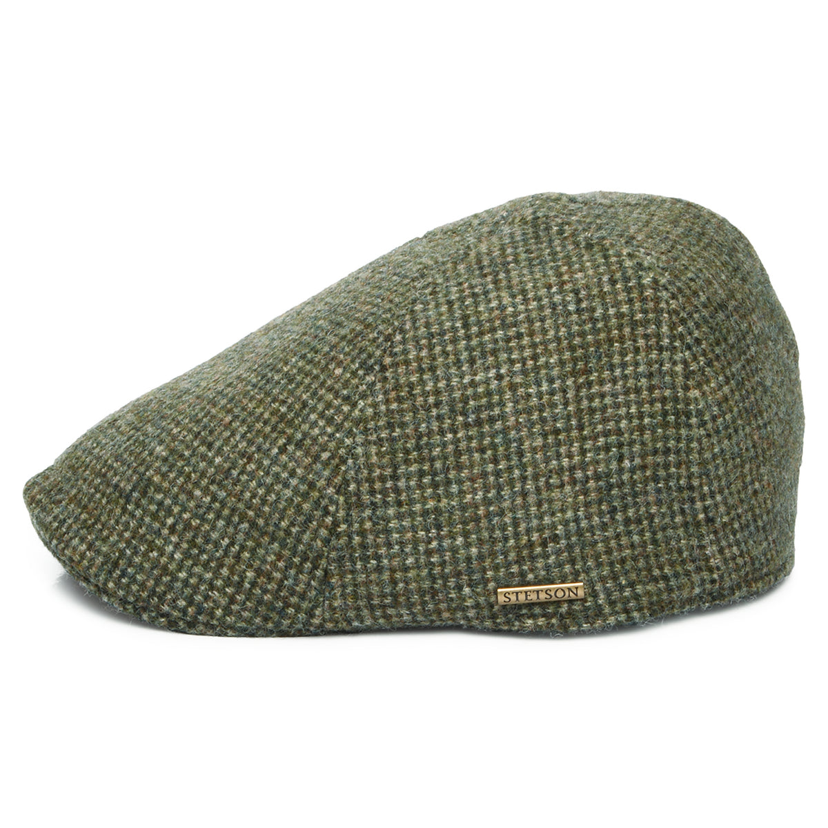 Casquette Plate Bec-de-Canard en Laine Texas olive STETSON
