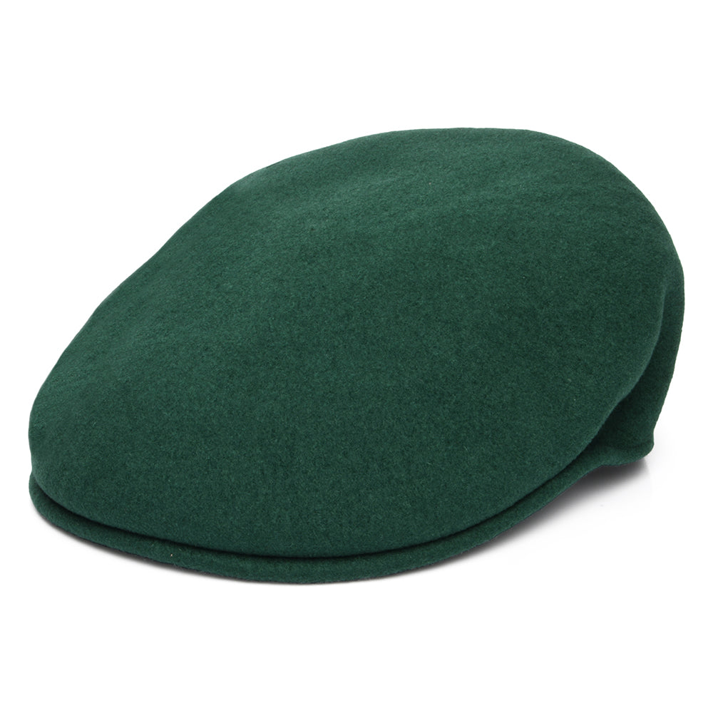 Casquette Plate en Laine 504 émeraude KANGOL