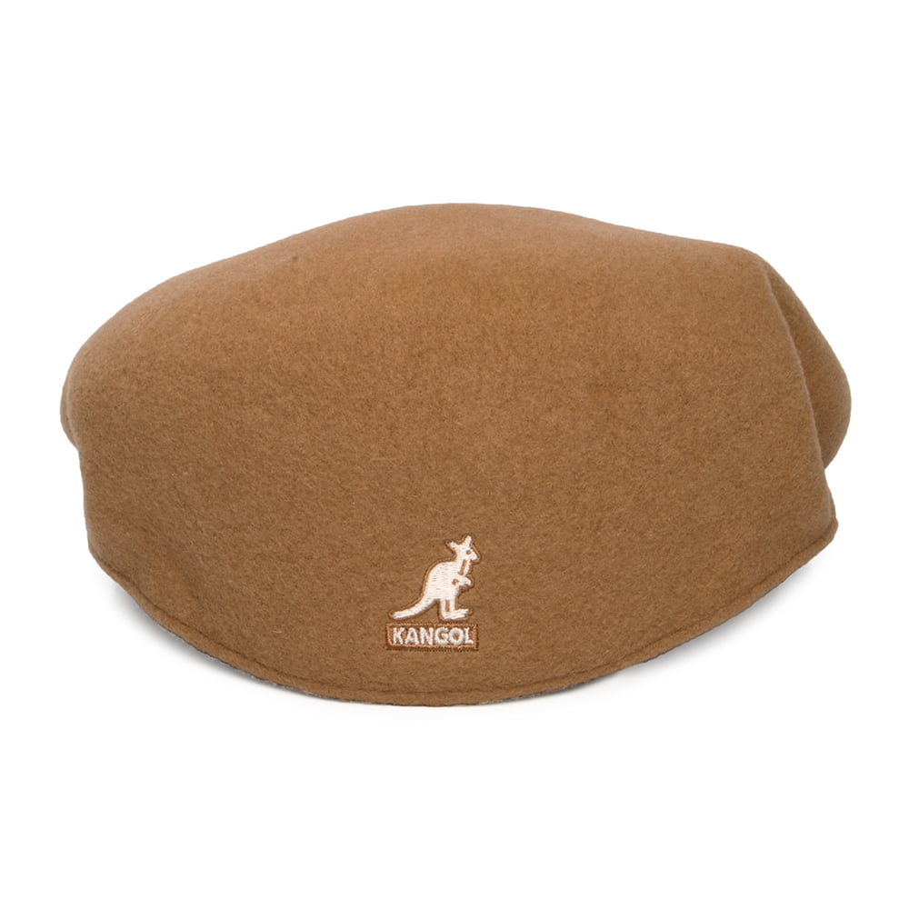 Casquette Plate en Laine 504 toffee KANGOL