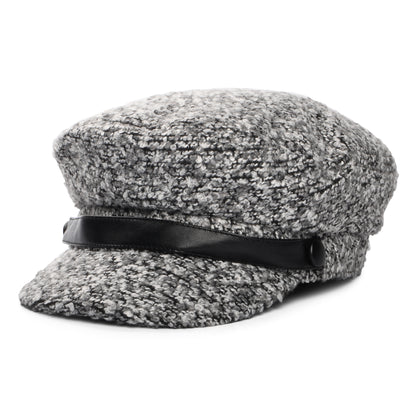 Casquette Gavroche en Bouclette Donna gris SCALA