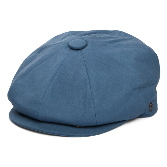 Casquette Gavroche en Lin bleu ardoise JAXON & JAMES