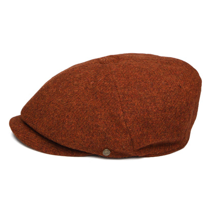 Casquette Gavroche en HARRIS TWEED Carloway rouille FAILSWORTH