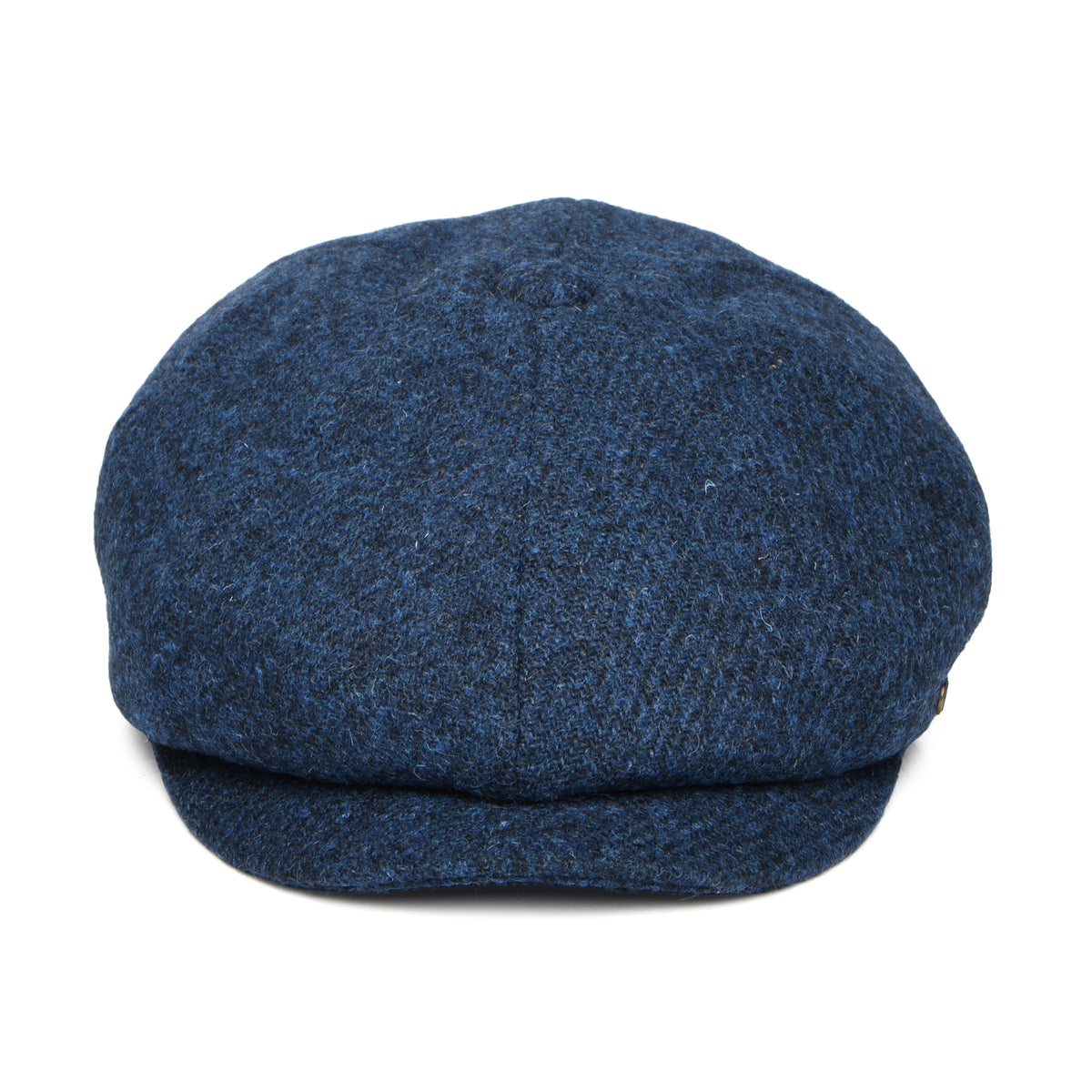 Casquette Gavroche en HARRIS TWEED Carloway bleu profond FAILSWORTH