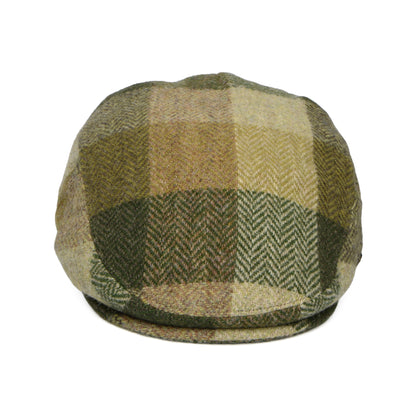 Casquette Plate en HARRIS TWEED Patch Stornoway mousse FAILSWORTH
