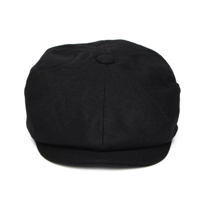 Casquette Gavroche en Melton Italien Gino noir FAILSWORTH