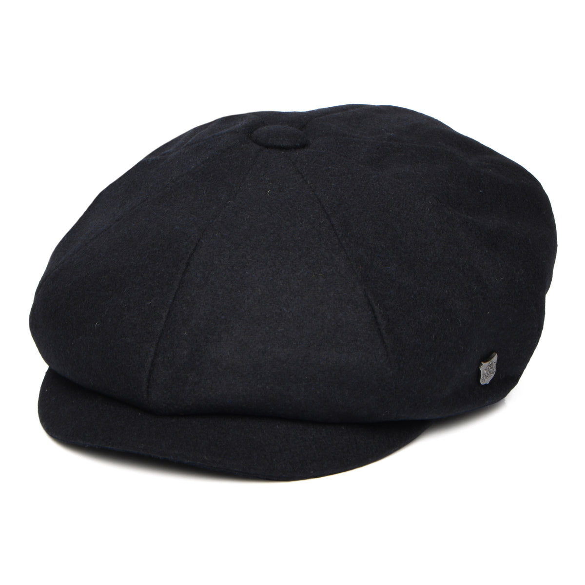 Casquette Gavroche en Melton Italien Gino bleu marine FAILSWORTH