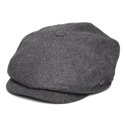 Casquette Gavroche en Melton Italien Gino gris FAILSWORTH