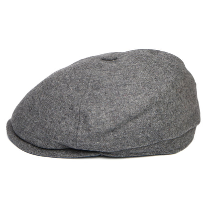 Casquette Gavroche en Melton Italien Hudson gris FAILSWORTH