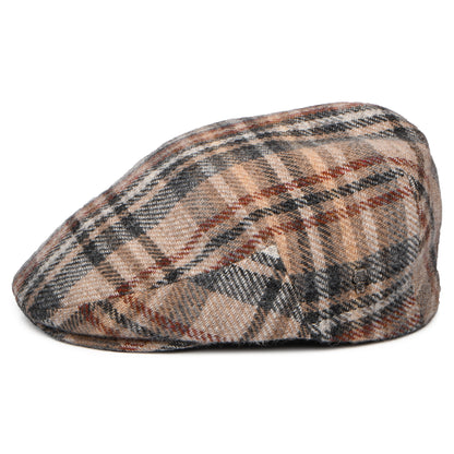 Casquette Plate en Tweed du Donegal Finn camel-multi CITY SPORT