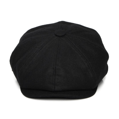 Casquette Gavroche en Laine Loden Brooklyn noir CHRISTYS