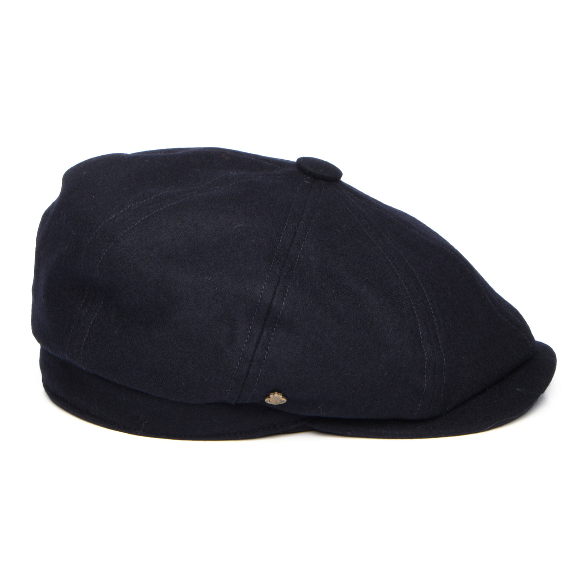 Casquette Gavroche en Laine Loden Brooklyn bleu marine CHRISTYS