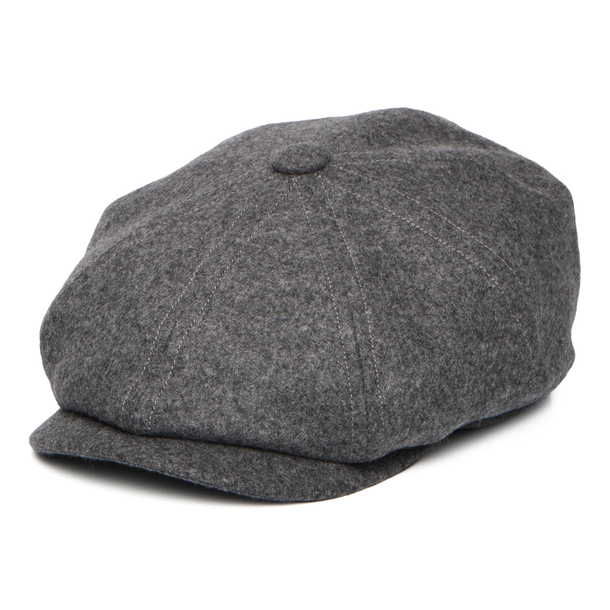 Casquette Gavroche en Laine Loden Brooklyn gris CHRISTYS