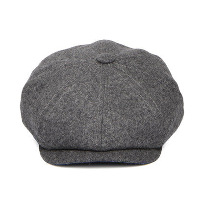 Casquette Gavroche en Laine Loden Brooklyn gris CHRISTYS
