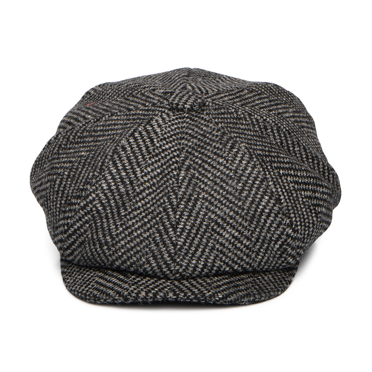 Casquette Gavroche en Laine Mérinos à Chevrons Portobello gris CHRISTYS