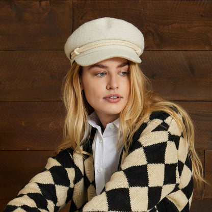 Casquette de Marin Bouclé blanc cassé BRIXTON