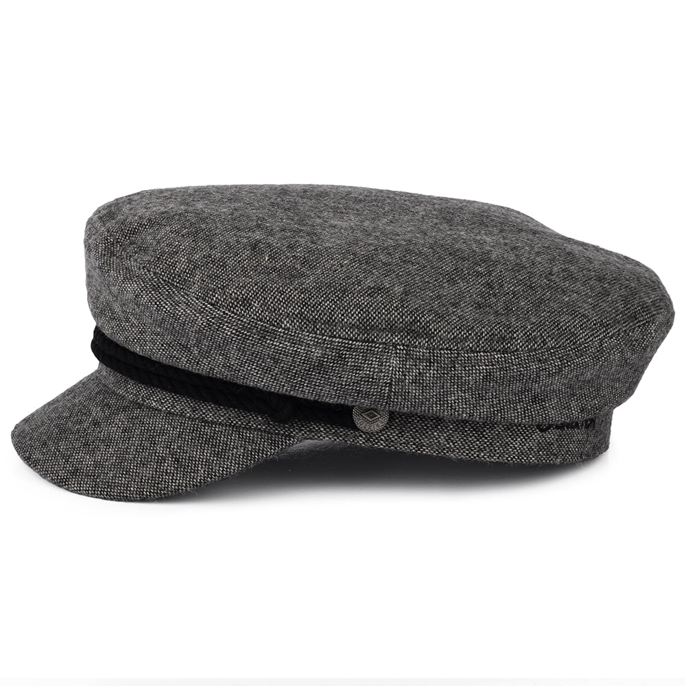 Casquette de Marin Chinée gris-noir BRIXTON