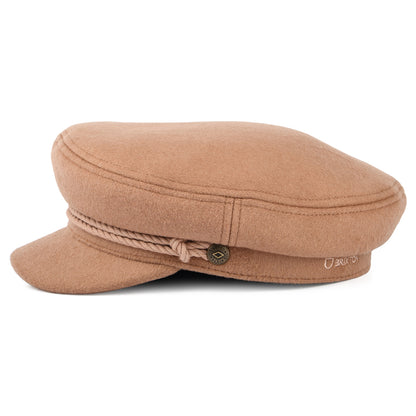 Casquette de Marin en Laine Mélangée rose BRIXTON