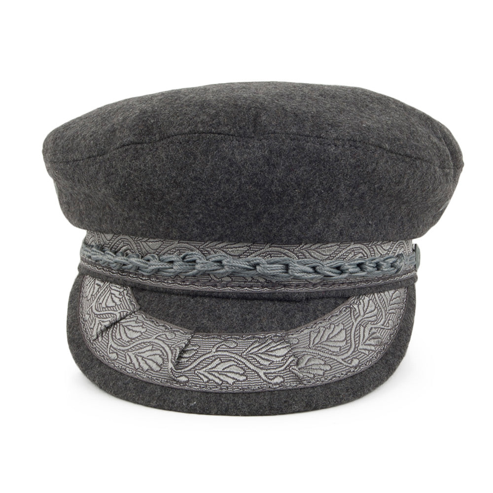 Casquette de Marin Grec en Laine gris JAXON & JAMES