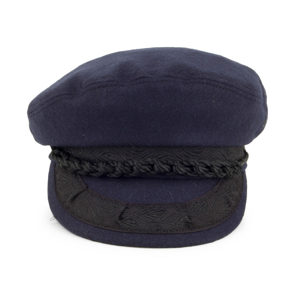 Casquette de Marin Grec en Laine bleu marine JAXON & JAMES