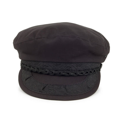 Casquette de Marin Grec en Coton noir JAXON & JAMES